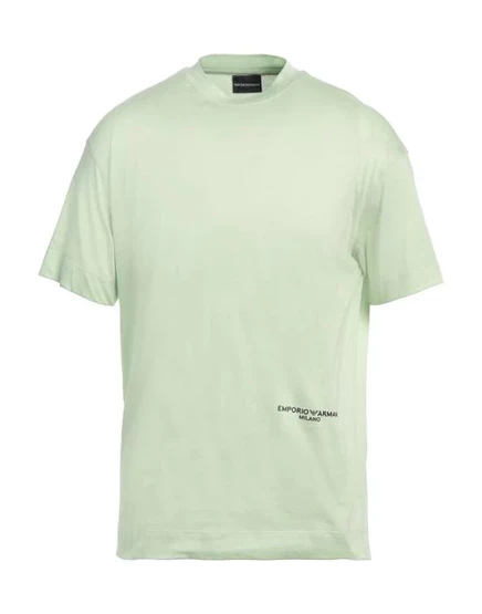 Футболка Emporio Armani с логотипом, зелёная