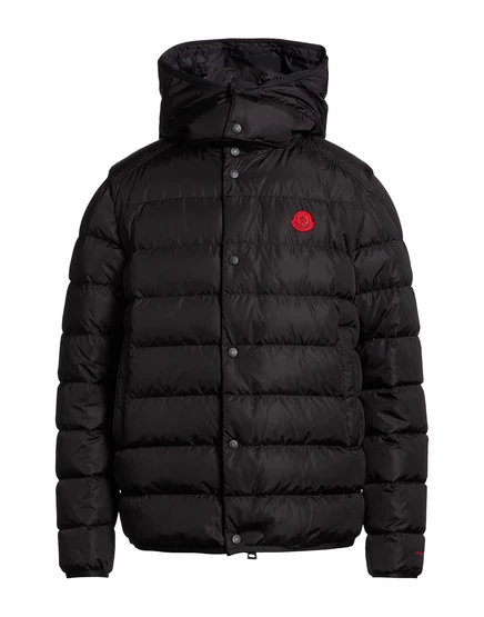 Мужской короткий пуховик Moncler Puffers, чёрный