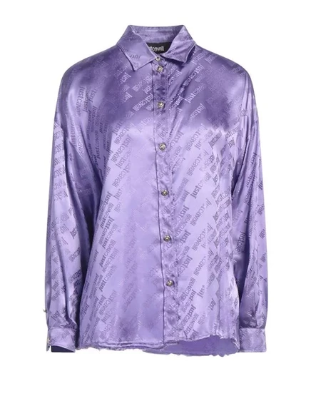 JUST CAVALLI Pубашка фиолетовый