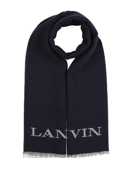 LANVIN Шарф тёмно-синий
