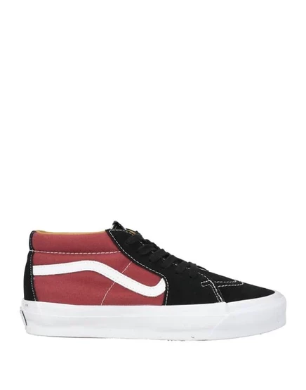 Кеды Vans, кожа и замша, кирпичные