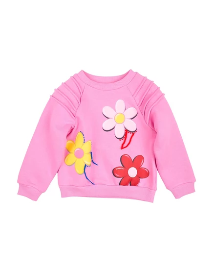 Женская толстовка Monnalisa KIDS флисовая, розовая