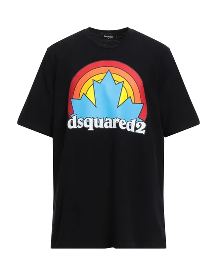 Мужская футболка DSquared2 Papermag, черная