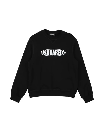 Детский свитшот DSquared2 Junior, черный