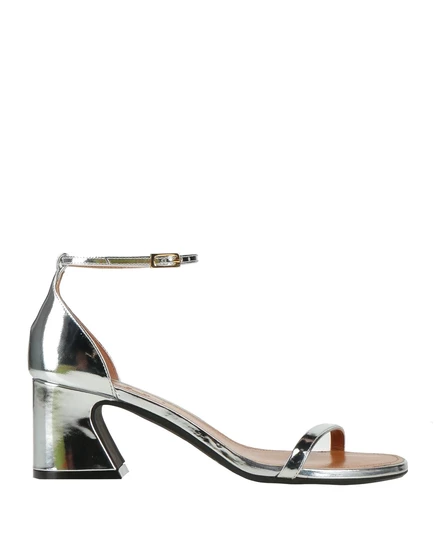 Женские сандалии Marni, серебристые
