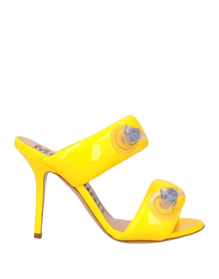 Женские сандалии Moschino Wonderwoman, желтые