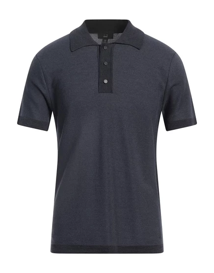DUNHILL Polo shirts иссиня-чёрный