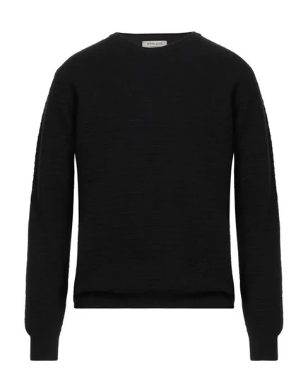 WOOL & CO Свитер чёрный