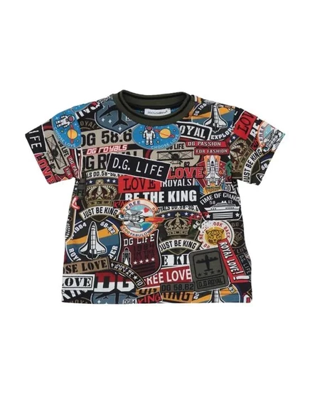 DOLCE&GABBANA Футболка зелёный милитари