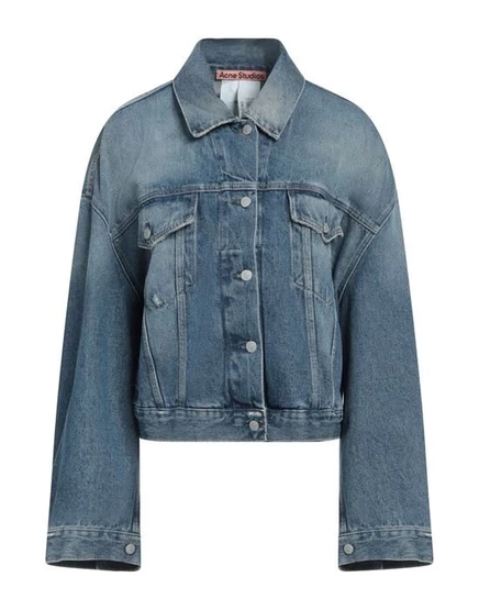 Женская джинсовая куртка Acne Studios, синяя