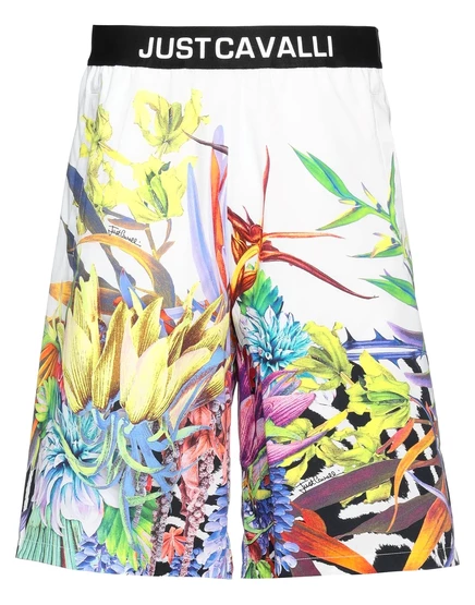 Мужские шорты Just Cavalli, белые