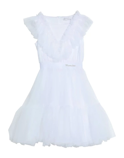 Женское платье Monnalisa Promotion Junior, белое