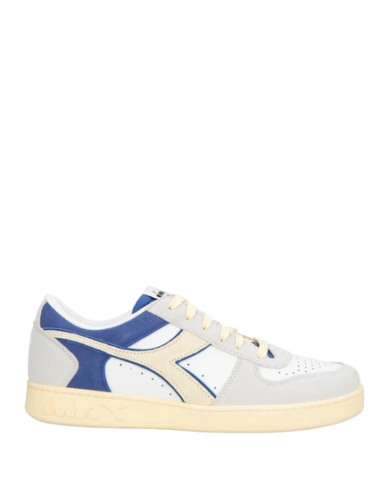 Мужские кеды Diadora из кожи и замши, белые