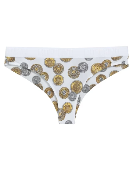 Мужские трусы-брифы Moschino WONDERWOMAN, белые