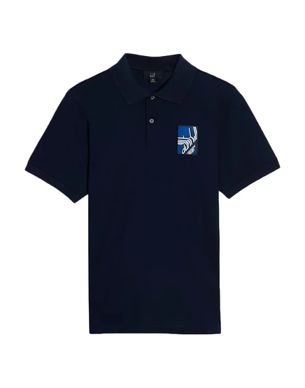 DUNHILL Polo shirts иссиня-чёрный