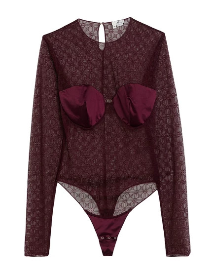 Женское боди Elisabetta Franchi, сливовый