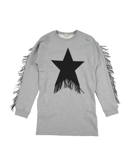 Детское платье Stella McCartney Kids, светло-серое