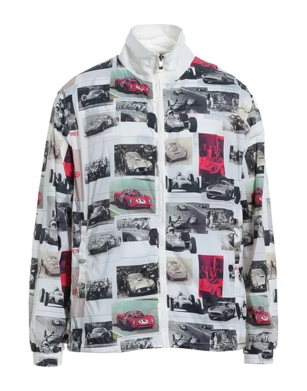 Мужская куртка Ferrari Papermag техническая, белая