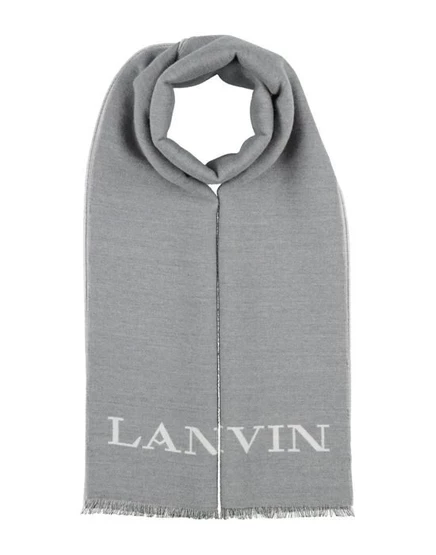 LANVIN Шарф серый