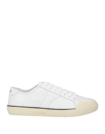 Мужские кеды Celine Sneakers кожаные, белые