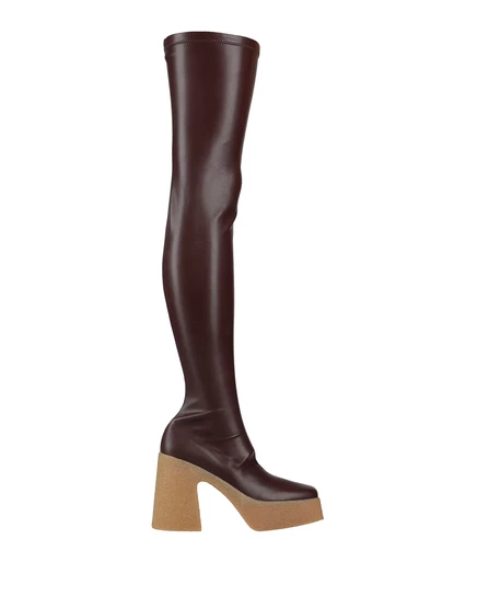 Женские ботинки Stella McCartney, шоколадные