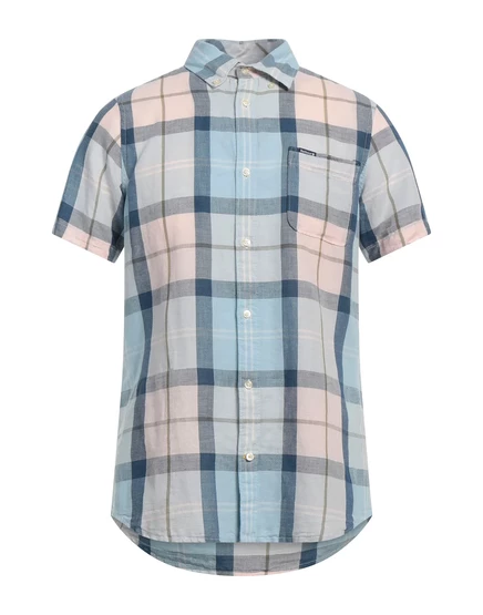 Мужская рубашка Barbour, небесно-голубая