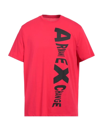 Мужская футболка Armani Exchange с принтом, томатная