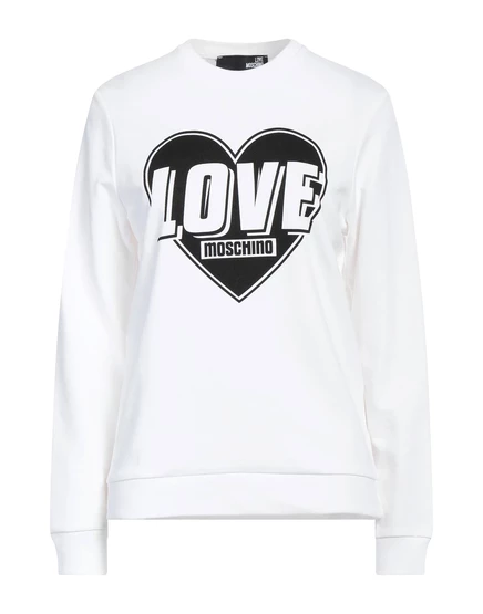 Женский свитшот Love Moschino Wonderwoman, белый