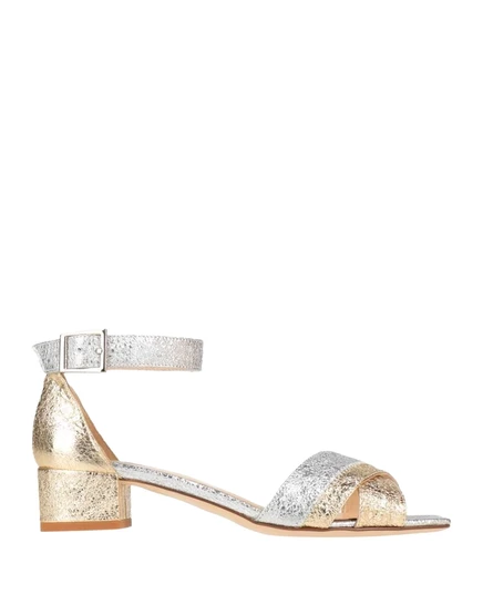Женские сандалии CRISTINA MILLOTTI кожаные, золотистые
