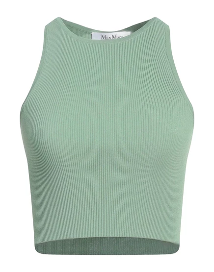 Женский топ Max Mara PAPERMAG, укороченный, зеленый