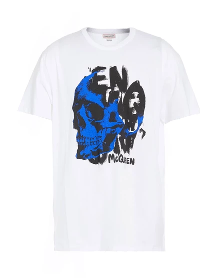Мужская футболка McQueen, белая