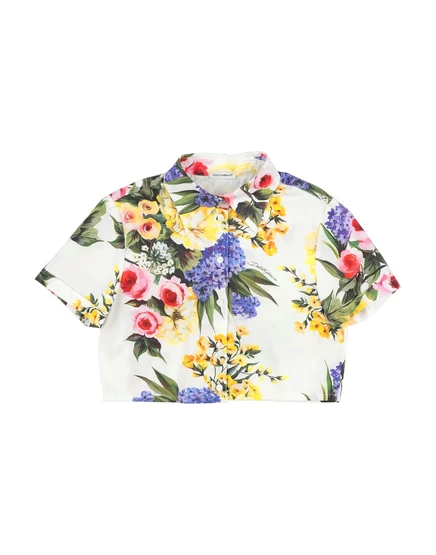 Детская рубашка Dolce & Gabbana, белая