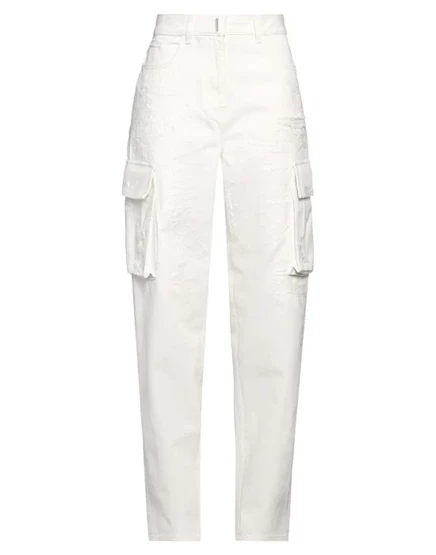 GIVENCHY Джинсовые брюки гипсово-белый
