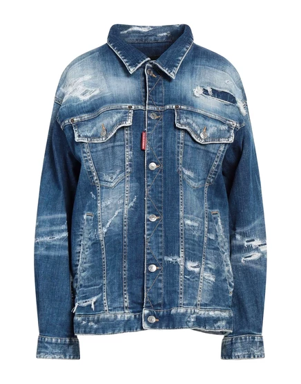 Женская джинсовая куртка DSquared2 HAMISH, синяя