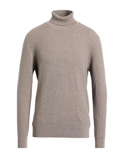 Мужская водолазка Tagliatore из шерсти, серая