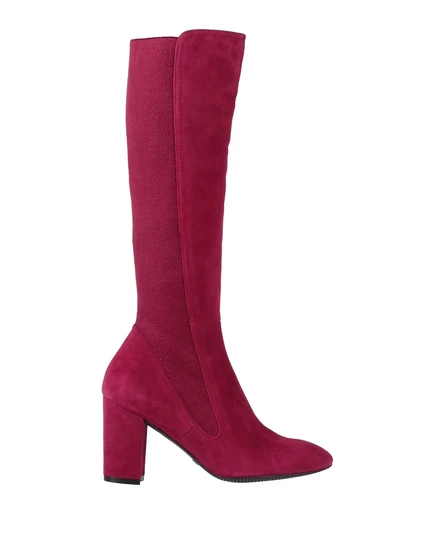 Женские сапоги Stuart Weitzman Papermag замшевые, бордовые