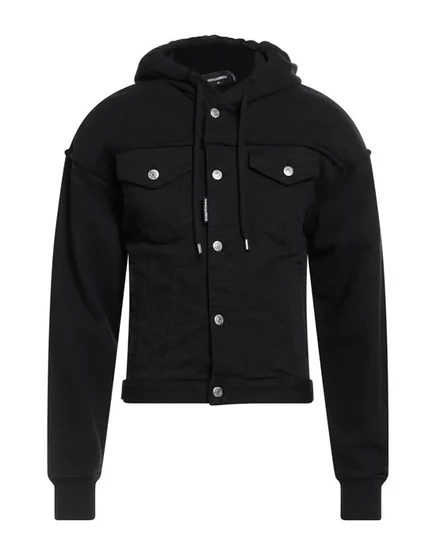 DSQUARED2 Джинсовая верхняя одежда чёрный