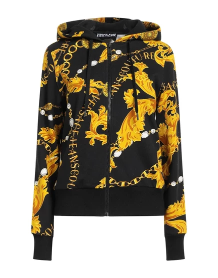 Женское худи Versace Jeans Couture PAPERMAG, черное