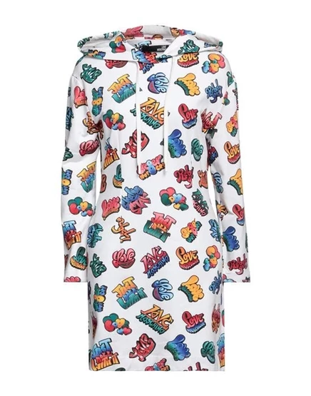 LOVE MOSCHINO Короткое платье белый