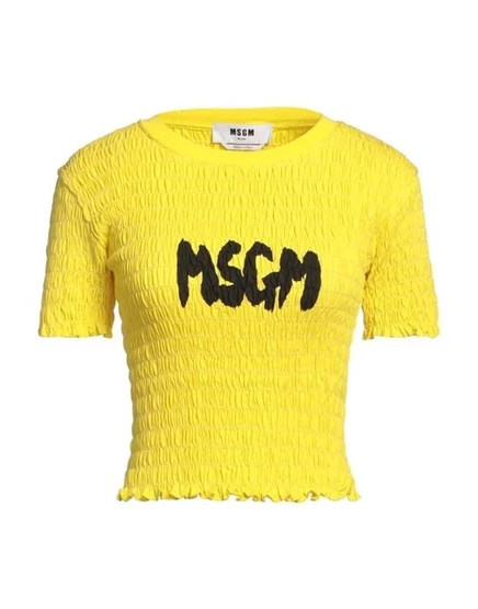 MSGM Футболка жёлтый