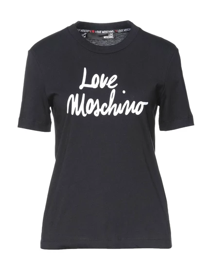 Женская футболка Love Moschino Lorenz_SP, черная