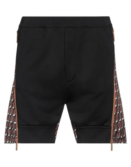 Мужские шорты DSquared2 Papermag, темно-коричневые