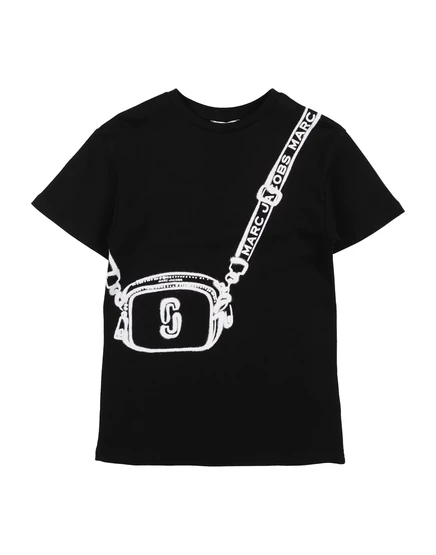 Женское платье Marc Jacobs с логотипом, черное