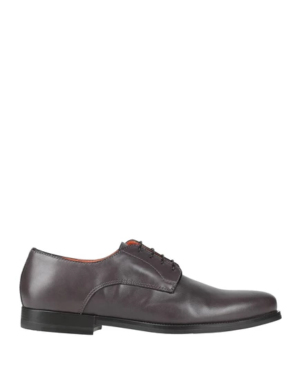 Мужские дерби Santoni, серо-металлические