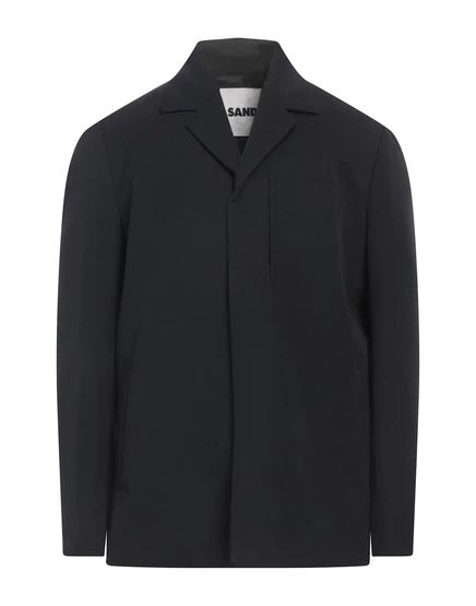 Мужская шерстяная куртка Jil Sander, чёрная