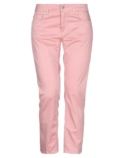 Женские брюки Dondup Newdia, зауженные, светло-розовые