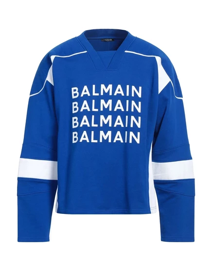 Мужской свитшот Balmain Lorenz_SP, ярко-синий