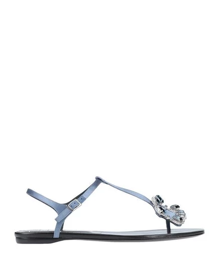 Женские вьетнамки Roger Vivier, лазурные