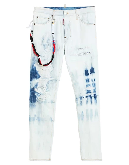 Мужские джинсы DSquared2 скинни, синие