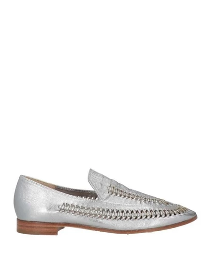 GIORGIO ARMANI Мокасины серебристый